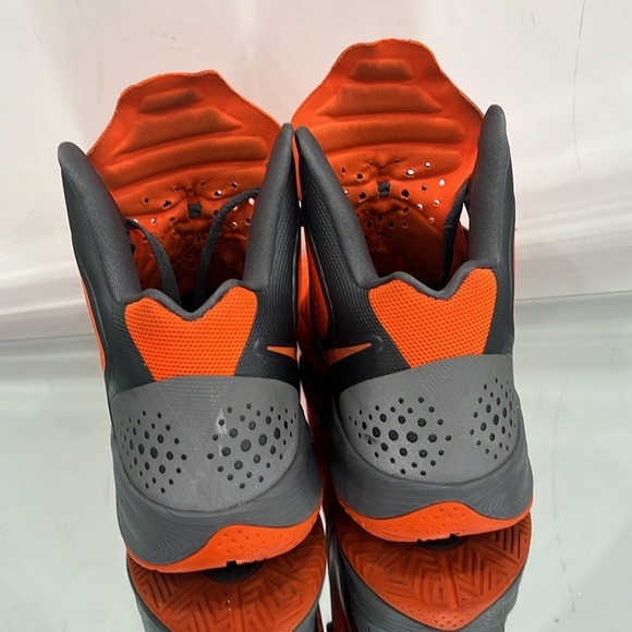 Nike Zoom Hyperenforcer PE Men’s Orange Grey Basketball Athletic 9.5 US - Picture 7 of 13
